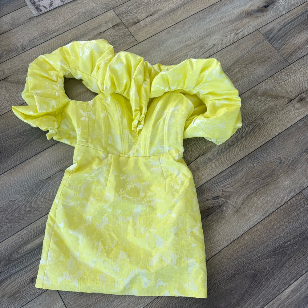 FORE Yellow Mini Dress